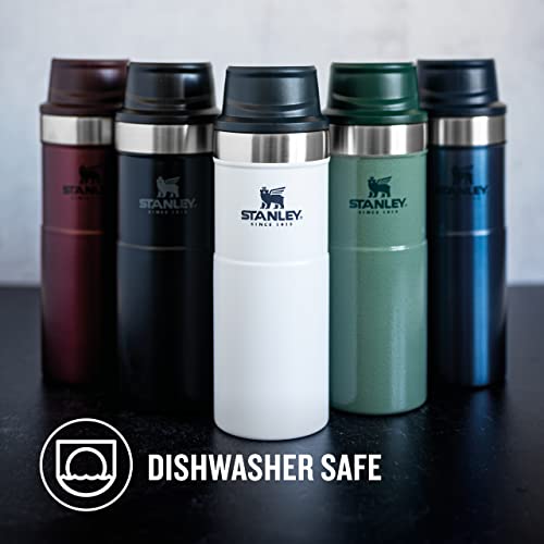 Stanley Classic Trigger Action Travel Mug 0.47L / 16OZ Nightfall ? Leakproof Cup | Hot & Cold Thermos Bottle | Vacuum Insulated Tumbler for Coffee, Tea & Water | BPA Stainless-Steel Travel Flask