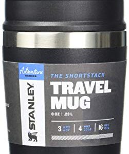 Stanley Aluminum 10-02887-069 The Shortstack Travel Mug Matte Black 8OZ / .23L