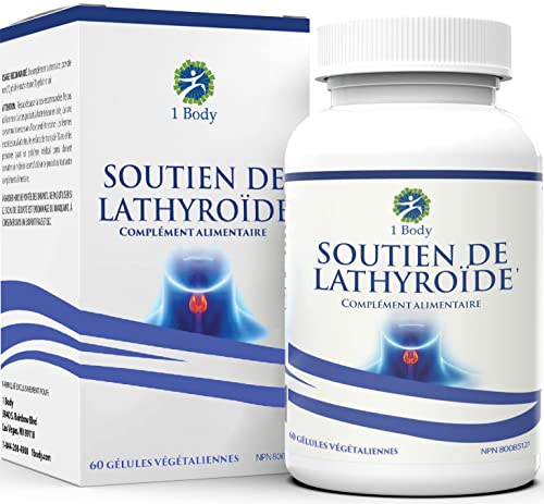 Thyroid Support Supplement for Women and Men - Energy & Focus Support Formula - Vegetarian & Non-GMO - Iodine, Vitamin B12 Complex, Zinc, Selenium, Ashwagandha, Copper, Coleus Forskohlii, & More 30 Day Supply