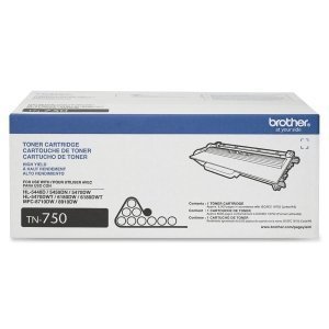 Brother TN750 TN750 High-Yield Toner, 8000 Page-Yield, Black