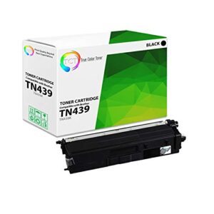 tct premium compatible tn439 tn-439 tn439k black toner cartridge replacement for brother hl-l8360cdw l8360cdwt, mfc-l8900cdw l9570cdwprinters (9,000 pages)