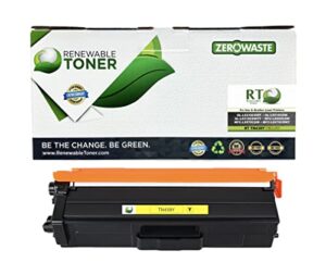 renewable toner compatible toner cartridge high yield replacement for brother tn-439 tn439y printers hl-l9310cdwt hl-l9310cdw hl-l9310cdwtt mfc mfc-l8900cdw mfc-l9570cdw mfc-l9570cdwt (yellow)