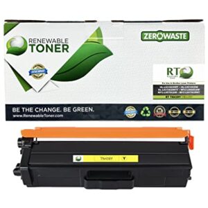 Renewable Toner Compatible Toner Cartridge High Yield Replacement for Brother TN-439 TN439Y Printers HL-L9310CDWT HL-L9310CDW HL-L9310CDWTT MFC MFC-L8900CDW MFC-L9570CDW MFC-L9570CDWT (Yellow)