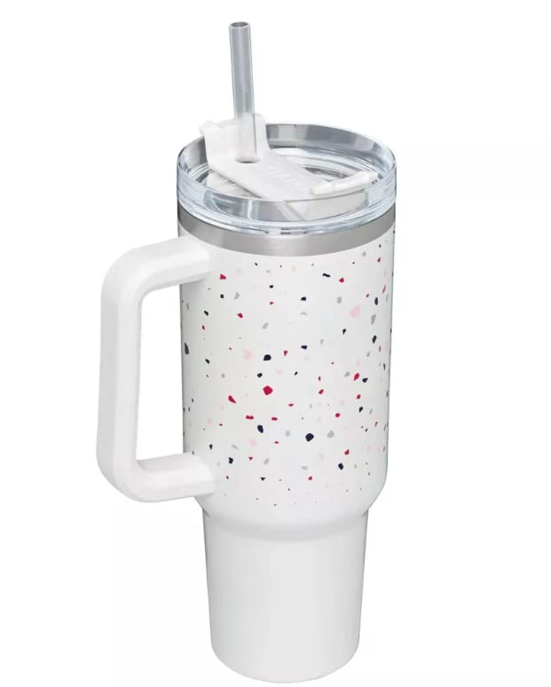 Stanley Adventure 40oz Stainless Steel Quencher Tumbler-Terrazzo Pearlescent