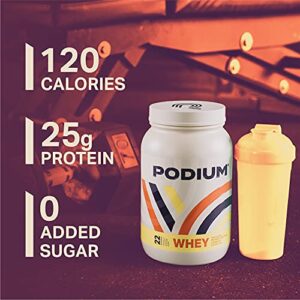 Podium Nutrition, Whey Protein Powder, Coffee Ice Cream, 27 Servings, 25g of Whey Protein Per Serving, Gluten Free, Soy Free