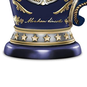 The Bradford Exchange President Abraham Lincoln Heirloom Porcelain Stein