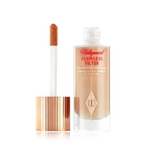 charlotte tilbury charlotte tilbury hollywood flawless filter for a superstar youth glow foundation – hollywood filter shade 4 medium, beige