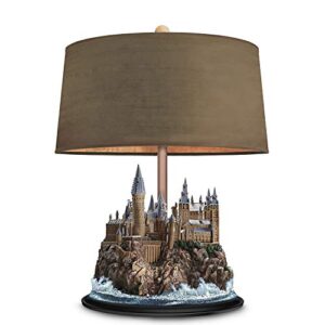 the bradford exchange harry potter hogwarts castle illuminating sculpture table lamp