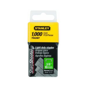 stanley tra206t 3/8 inch light duty staples, pack of 1000 (2 pack)