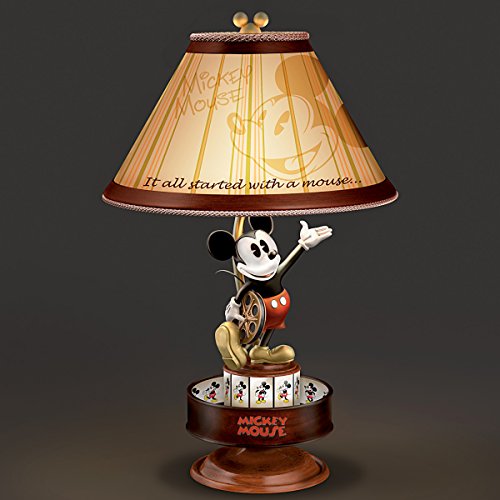 The Bradford Exchange Disney Mickey Mouse Animation Magic Collectible Motion Lamp