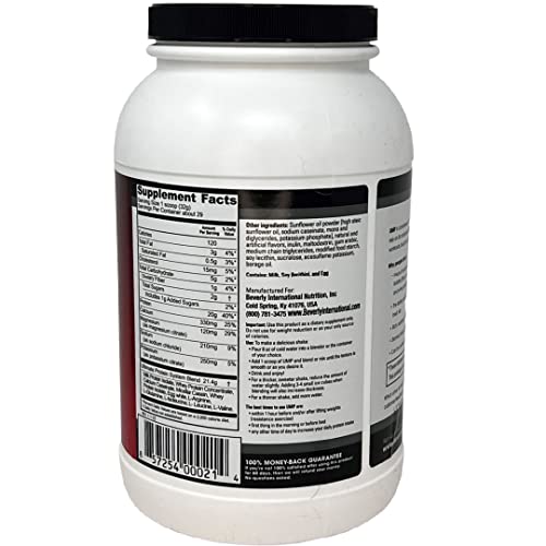 Beverly International UMP Protein Powder, Vanilla. Unique Whey-Casein Ratio Builds Lean Muscle. Easy to Digest. No Bloat. (32.8 oz) 2lb .8 oz