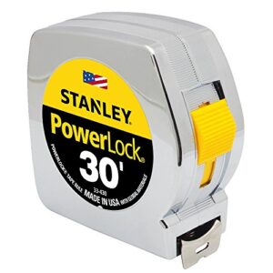 STANLEY PowerLock Tape Measure, 30-Foot (33-430)