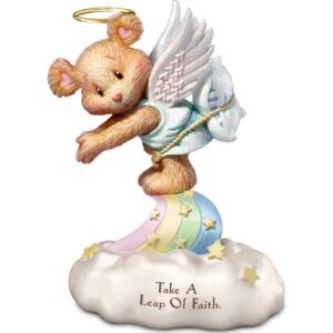 the bradford exchange guy gilchrist bearly angels leap of faith figurine