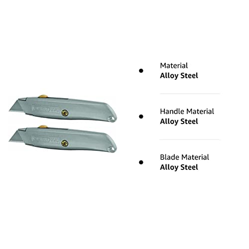 Stanley 10-099 6 in Classic 99 Retractable Utility Knife, 2-Pack
