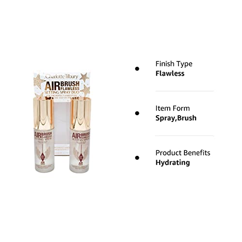 Charlotte Tilbury Air Brush Flawless Setting Spray Duo Set - 2x 1.1 oz