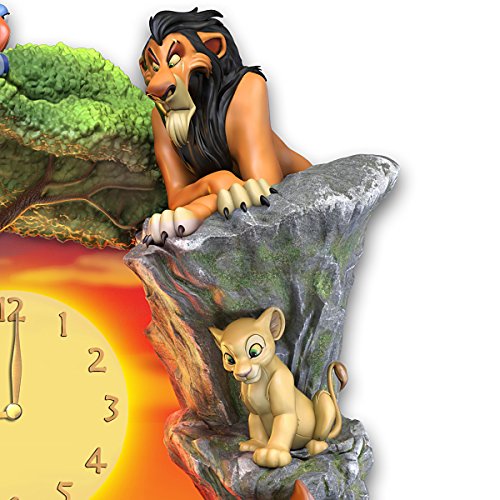 Disney The Lion King Hakuna Matata Day-to-Night Sculptural Wall Clock