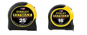 stanley 70-455a 25′ & 16′ value pack tape measurers