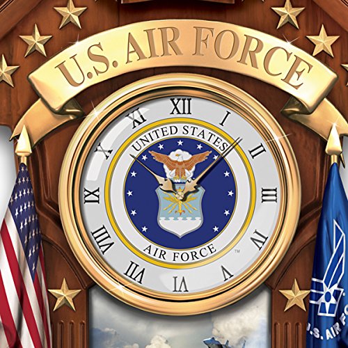 The Bradford Exchange United States Air Force Aim High Cuckoo Clock