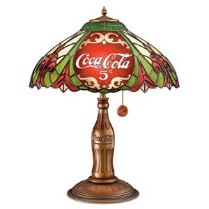 the bradford exchange coca-cola classic elegance table lamp