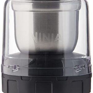 Ninja XSKGRINDER Foodi Coffee and Spice Grinder, Pulverize Through Tough Spices, 12-Tbsp. Capacity, Stainless Steel and Black