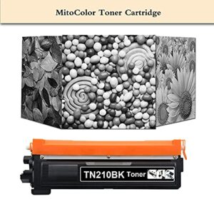 High Yield TN210 TN210BK Toner Cartridge Replacement for Brother TN-210 HL-3040CN HL-3045CN HL-3070CW HL-3075CW MFC-9010CN MFC-9120CN MFC-9125CN MFC-9320CW Printer Toner (Black, 2-Pack)