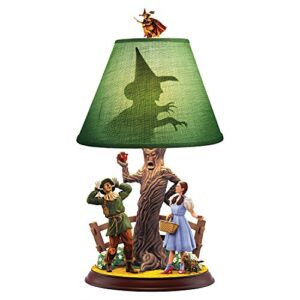 the bradford exchange the wizard of oz we’re not in kansas anymore dorothy and scarecrow lamp