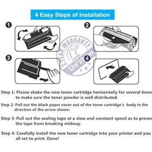 Compatible E310 Toner Cartridge Replacement for Use in Dell E514dw Dell E515dw Dell E515dn for Brother E310 E514 E515 E310dw(Black,2-Pack)