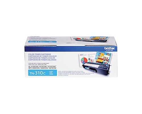 Brother MFC-9560CDW Cyan OEM Toner Cartridge. Manufactured by Brother