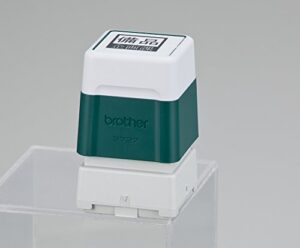 brother industries sp2727g6p stamp creator professional stamp (rubber grip type), green, pack of 6