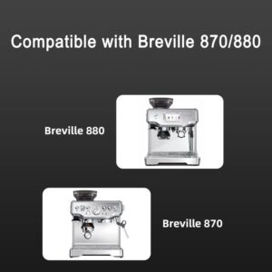 Silicone Anti-slip Pad Compatible with Breville 870/880 Coffee Machine Top Cover Mat Reduce Noise Easy to Clean Espresso Machine Accessory Food Grade Silica Gel Grey Mat US