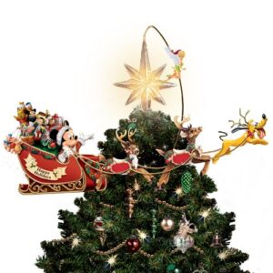 the bradford exchange disney’s timeless holiday treasures tree topper