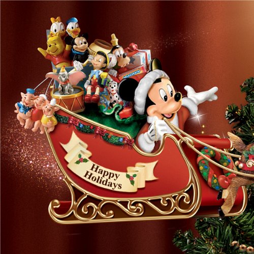 The Bradford Exchange Disney's Timeless Holiday Treasures Tree Topper