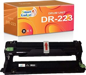 smart gadget 1_pack unit compatible drum unit replacement dr-223 dr223cl dr223 black | use with hl-l3210cw mfc-l3710cw mfc-l3770cdw mfc-l3750cdw hl-l3230cdn printers