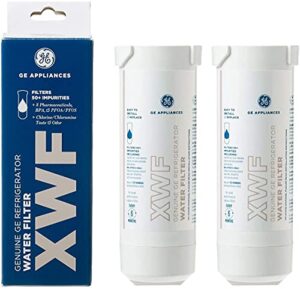 xwf refrigerator water filter compatible with ge xwfe water filters (2 pack)