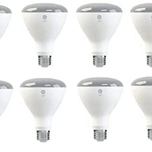 GE LED BR30 Indoor Floodlight Bulb (8 Pack) - Energy Star Certified, Soft White, 10W