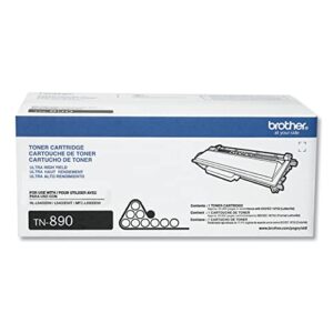 brother tn890g ultra high-yield toner cartridge (black) in retail packaging
