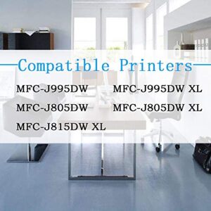 (4-Pack, BK, C, M, Y) ColorPrint Compatible Ink Cartridge Replacement for Brother LC3035 XXL LC3035XXL LC-3035XXL LC3033 Work with MFC-J995DW MFC-J995DWXL MFC-J815DW MFC-J805DW MFC-J805DWXL Printer