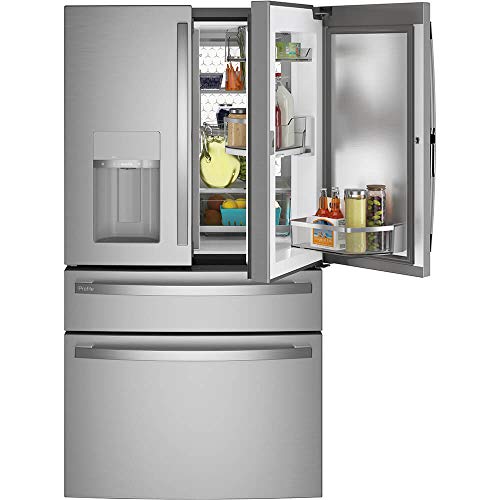 GE Profile PVD28BYNFS 36" 4-Door French Door Refrigerator with 27.6 cu. ft. Total Capacity in Fingerprint Resistant Stainless Steel