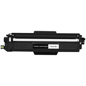 GREENCYCLE Compatible Toner Cartridge Replacement for Brother TN227 TN227BK to use with HL-L3290CDW HL-L3210CW MFC-L3750CDW MFC-L3710CW DCP-L3550CDW Printer (Black, 2-Pack)