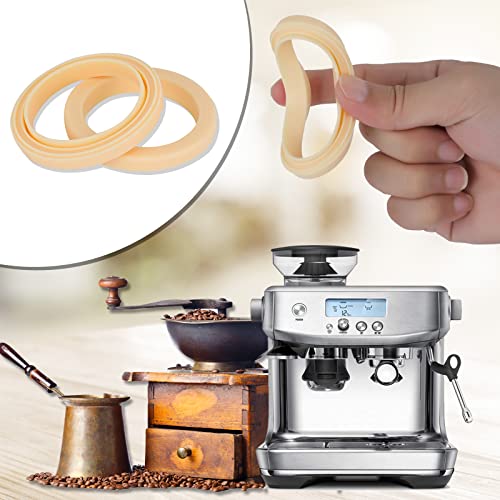 54mm Silicone Steam Ring, 2Pack Grouphead Gasket Replacement Part for Breville Espresso Machine 878/870/860/840/810/500/450/ Sage 500/870/875/880/810/878