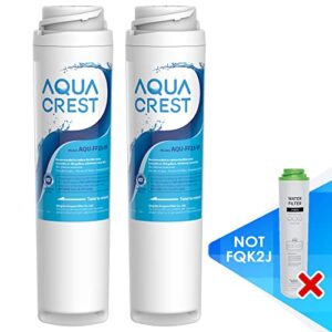 AQUACREST FQSVF Under Sink Water Filter, Replacement for GE FQSVF, FQSVN, FQSLF, GXSV65R, NSF 42 Certified (1 Set), Package May Vary
