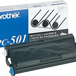 Brother Pc501 Thermal Transfer Print Cartridge, Black - in Retail Packaging