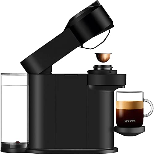 Nespresso BNV550GLB Vertuo Next Espresso Machine with Aeroccino by Breville, Gloss Black