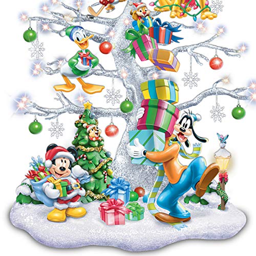 The Bradford Exchange Magic of Disney Pre-Lit Tabletop Christmas Tree