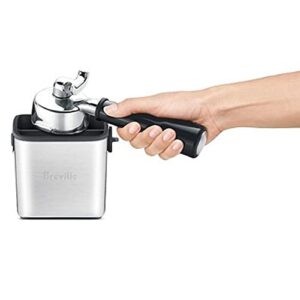 Breville Knock Box Mini in Stainless Steel Construction-Dishwasher Safe, Silver