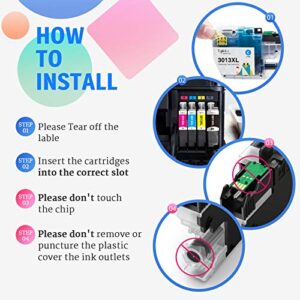 Topkolor Compatible Ink Cartridges Replacement for LC3013 LC3011 LC 3013 3011 LC-3013 LC-3011 High Yield for MFC-J491DW MFC-J895DW MFC-J690DW MFC-J497DW Printer, 8 Pack… (10pack)