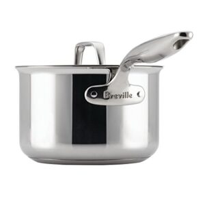 Breville Thermal Pro Clad Stainless Steel 3-Quart Covered Saucepan