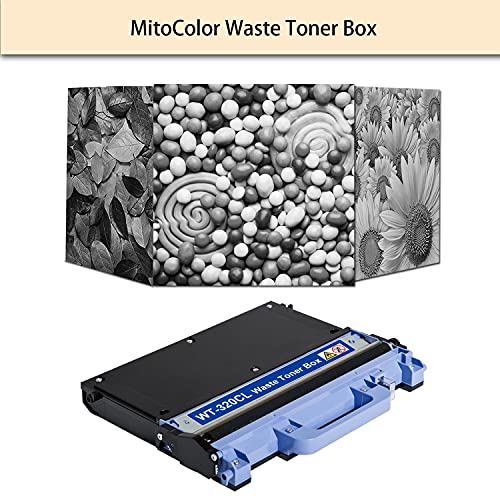 MitoColor 1 Pack 20,500 Page Yield Black WT-320CL Waste Toner Box Compatible for Brother WT320CL Waste Container Replacement for HL-L8250CDN L8350CDW L8350CDWT L8350CDWT MFC-L8600CDW L9550CDW Printer