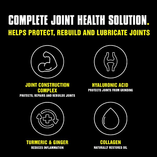 Animal Flex Powder – All-in-one Complete Joint Support Supplement – Contains Collagen, Turmeric Root, Curcumin, Glucosamine & Chondroitin – Helps Repair and Restore Joints – Cherry Flavor, 30 Scoops