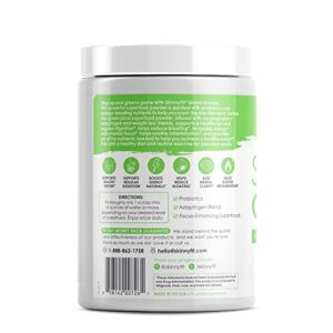 SkinnyFit Mango Splash Skinny Greens, Green Juice Superfood Powder, Natural Energy & Focus, Reduce Bloating, Helps Reduce Inflammation, Spirulina, Chlorella, 30 Servings